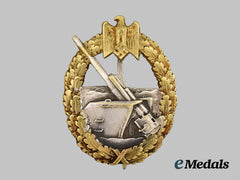 Germany, Kriegsmarine. A Coastal Artillery War Badge, by Schwerin