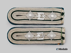 Germany, Wehrmacht. A Set of Kriegsverwaltungsinspektor Shoulder Boards