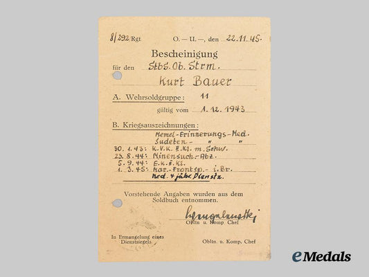 germany,_kriegsmarine._an_early_postwar_service_pass_to_stabsobersteuermann_kurt_bauer,_decorated_kriegsmarine_veteran___m_n_c2948