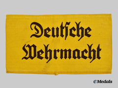 Germany, Wehrmacht. A Civilian Auxiliary’s Armband
