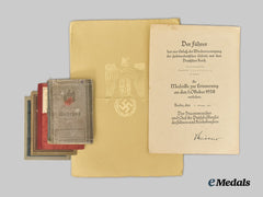 Germany, Third Reich. A Mixed Lot of Identity Booklets and Paper Items