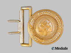 Germany, RAD. A Senior Leader’s Belt Buckle, by F.W. Assmann & Söhne