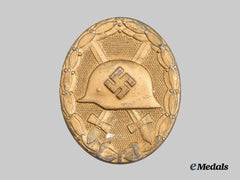 Germany, Wehrmacht. A Gold Grade Wound Badge, by Steinhauer & Lück