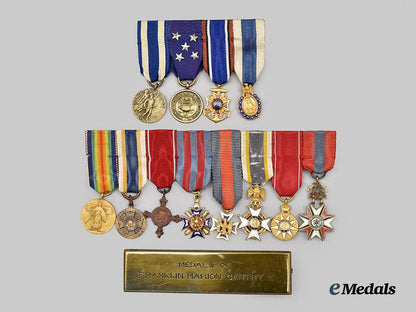 united_states._two_miniature_medalbars_belonging_to_franklin_marion_gentry_i_i___m_n_c3064