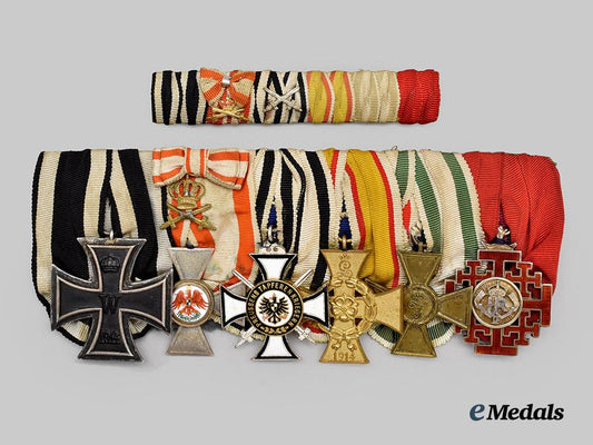 germany,_imperial._a_fine_order_and_medal_bar_for_a_first_world_war_combatant_and_jerusalem_pilgrim___m_n_c3069