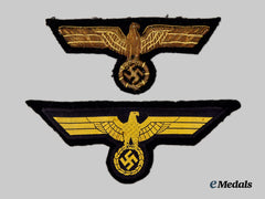 Germany, Kriegsmarine. A Pair of Breast Eagles