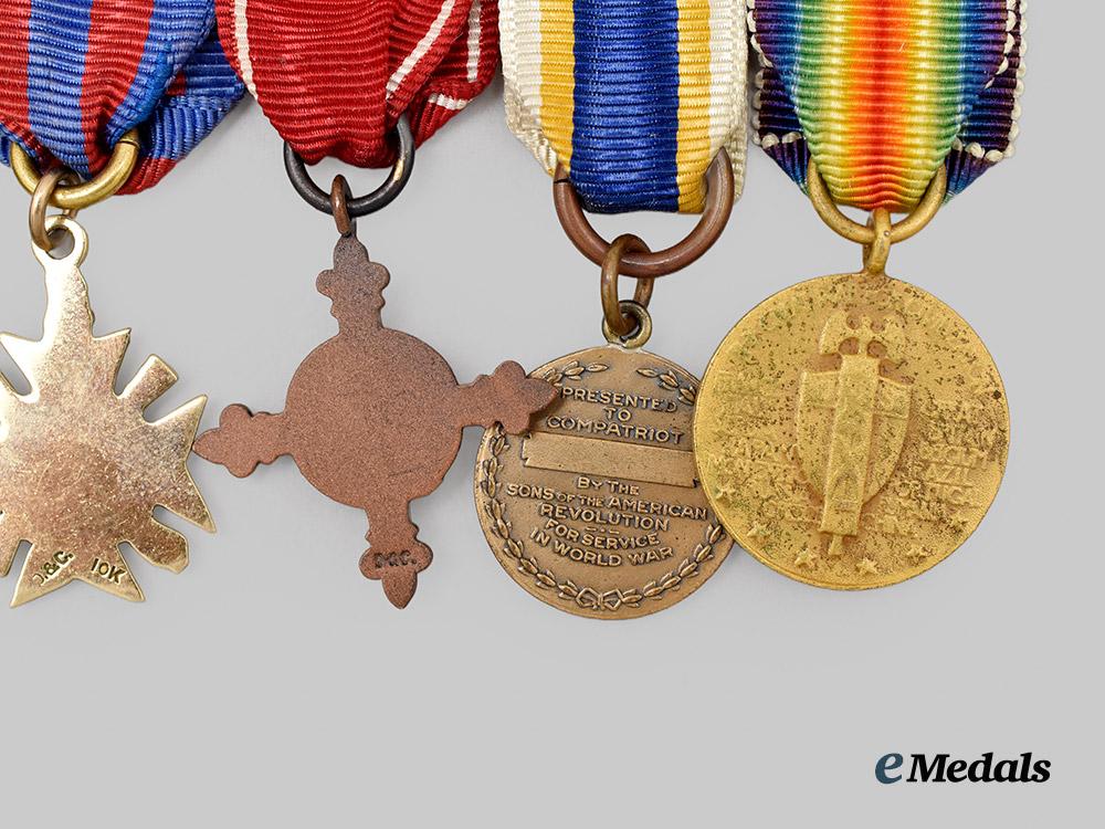 united_states._two_miniature_medalbars_belonging_to_franklin_marion_gentry_i_i___m_n_c3071