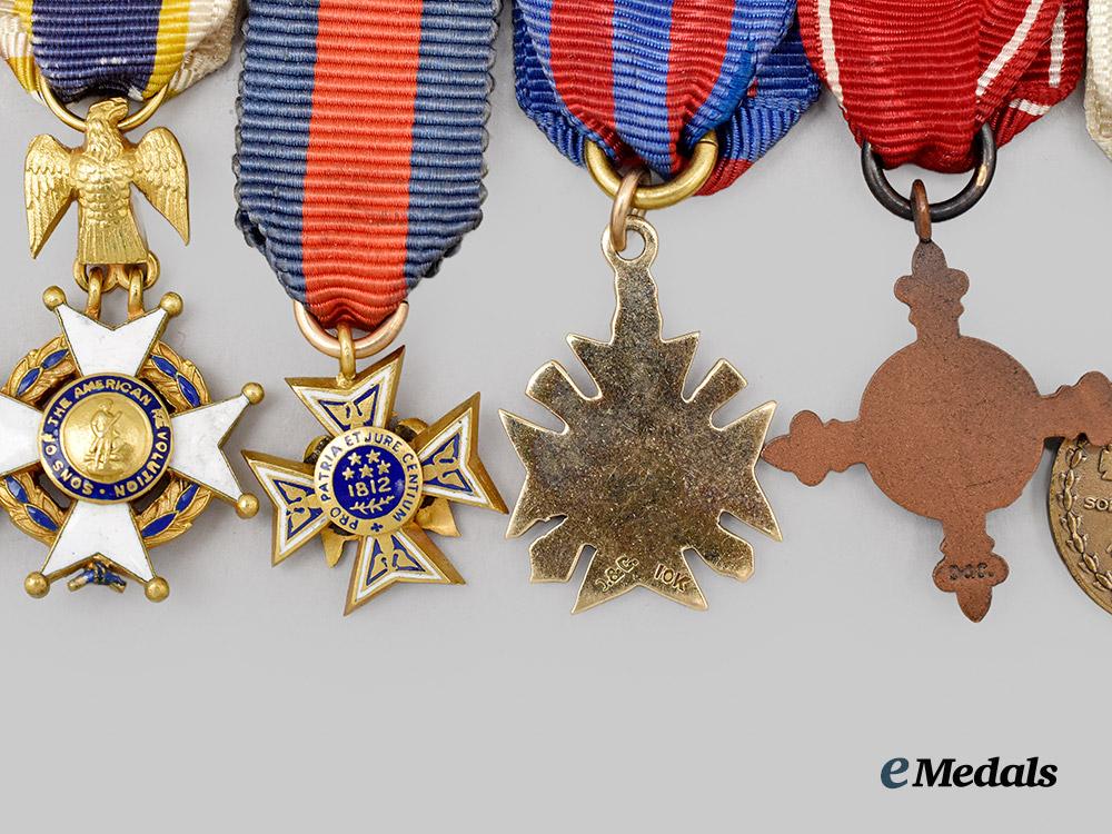 united_states._two_miniature_medalbars_belonging_to_franklin_marion_gentry_i_i___m_n_c3072