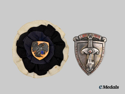 latvia._a_latvian_military_school_graduation_badge_and_an_estonian_order_of_the_eagle_boutonniere___m_n_c3079