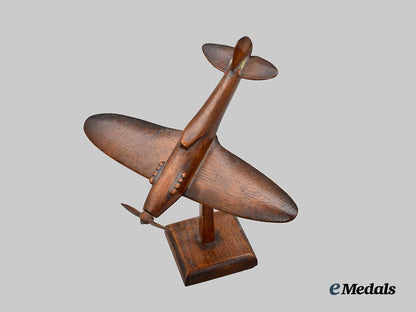 germany,_wehrmacht._a_trench_art_model_spitfire_hand-_carved_by_a_german_p_o_w___m_n_c3113