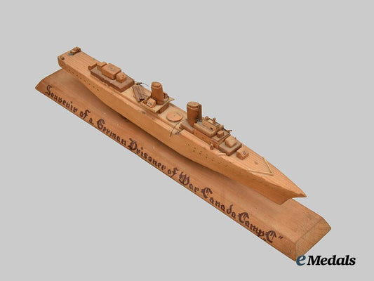 germany,_wehrmacht._a_model_battleship_hand-_carved_in_gravenhurst_p_o_w_camp___m_n_c3139