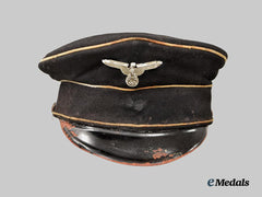 Germany, SS. An Allgemeine SS Visor Cap for Enlisted Ranks