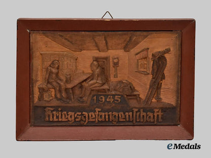 germany,_wehrmacht._a1945_commemorative_relief_hand-_carved_by_a_german_p_o_w_in_normandy___m_n_c3164