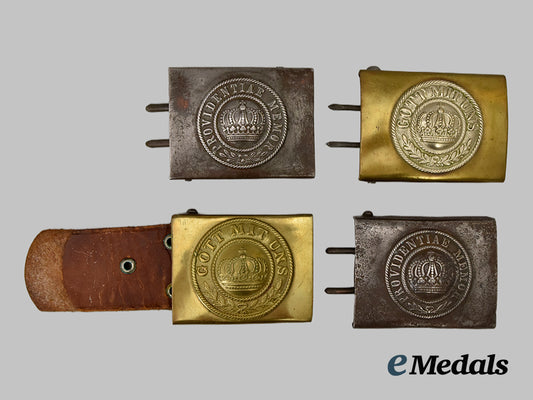 germany,_imperial._a_mixed_lot_of_army_belt_buckles___m_n_c3183