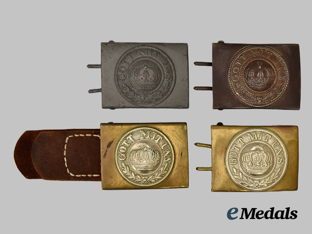 germany,_imperial._a_mixed_lot_of_army_belt_buckles___m_n_c3190