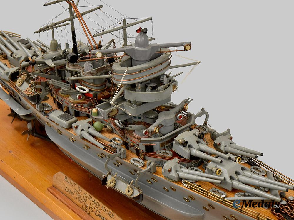 germany,_kriegsmarine._a_superb_battleship_tirpitz_model,_p_o_w_maker-_attributed,_from_canadian_camp100___m_n_c3203