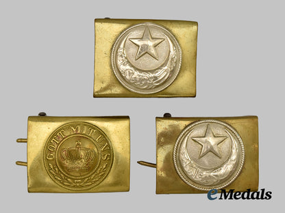 germany,_imperial;_turkey,_ottoman_empire._a_mixed_lot_of_army_belt_buckles___m_n_c3209