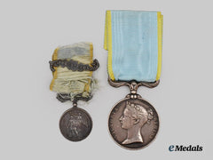 United Kingdom. A Crimea Medal and Miniature