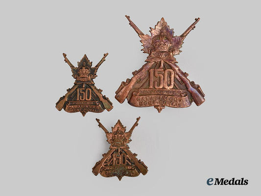 canada,_c_e_f._a150th_infantry_battalion“150th_carabiniers_mont_royal”_cap_badge_and_collar_tabs_set___m_n_c3250
