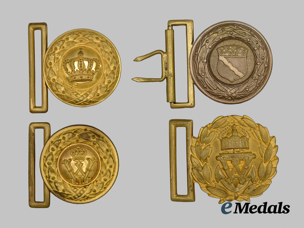 germany,_imperial._a_mixed_lot_of_belt_buckles_for_officers___m_n_c3253