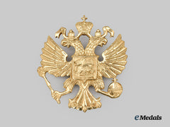 Russia, Imperial. A 14k Imperial Eagle Gold Pendant