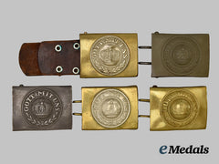 Germany, Imperial. A Mixed Lot of Army Belt Buckles