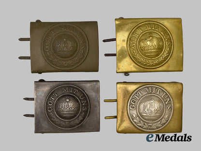 germany,_imperial._a_mixed_lot_of_army_belt_buckles___m_n_c3279