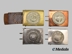 Germany, Imperial. A Mixed Lot of Army Belt Buckles