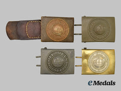 Germany, Imperial. A Mixed Lot of Army Belt Buckles