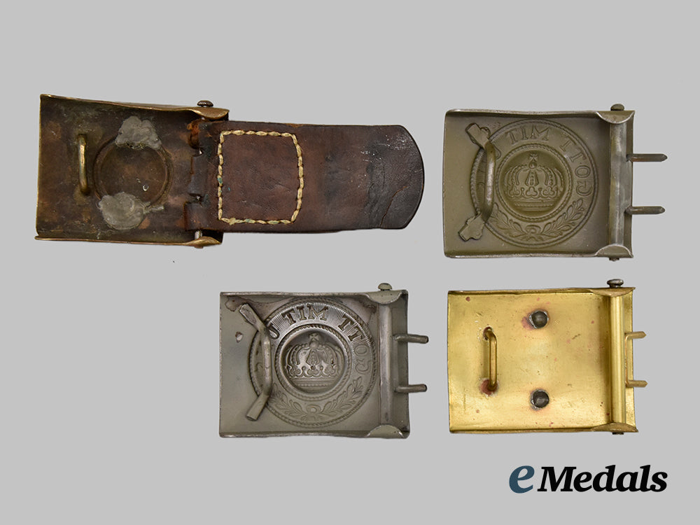 germany,_imperial._a_mixed_lot_of_army_belt_buckles___m_n_c3294