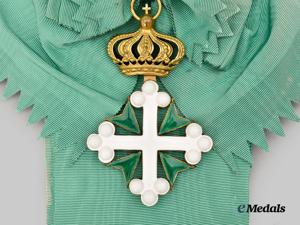 italy,_kingdom._an_order_of_saint_maurice_and_lazarus_grand_cross_set,_c.1916___m_n_c3303