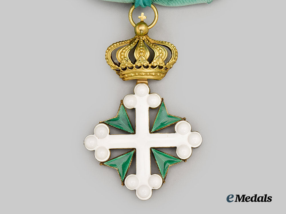 italy,_kingdom._an_order_of_saint_maurice_and_lazarus_grand_cross_set,_c.1916___m_n_c3304