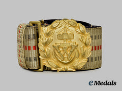 Germany, Imperial. A Navy Officer’s Belt and Brocade