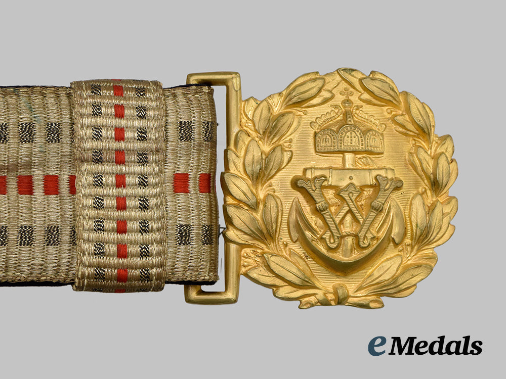 germany,_imperial._a_navy_officer’s_belt_and_brocade___m_n_c3355