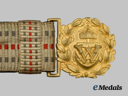 germany,_imperial._a_navy_officer’s_belt_and_brocade___m_n_c3355