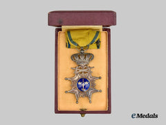 Sweden, Kingdom. An Order of the Sword with Swords, Members Badge in Case
