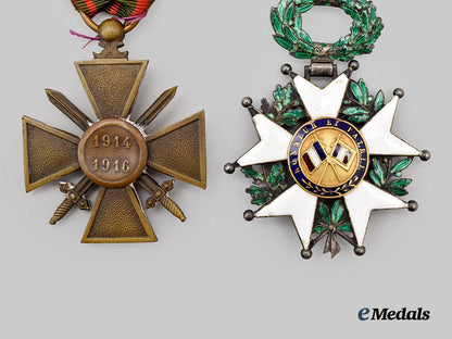 france,_republic._a_lot_of_four_decorations___m_n_c3366