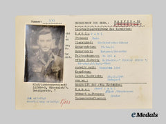 Germany, SS. A HIAG Tracing Service File for SS-Unterscharführer Hans Pahl