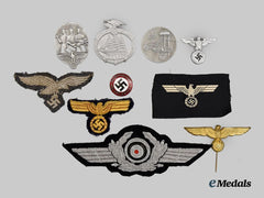 Germany, Third Reich. A Mixed Lot of Badges and Insignia
