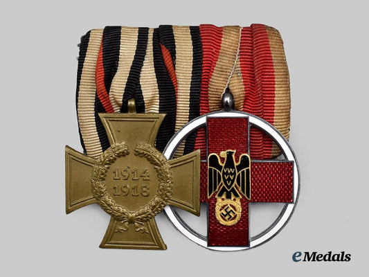 germany,_third_reich._a_medal_bar_for_first_world_war_and_red_cross_service___m_n_c3390
