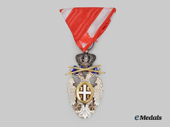Serbia, Kingdom. An Order of the White Eagle, V Class Knight with Swords