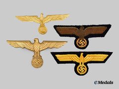 Germany, Kriegsmarine. A Mixed Lot of Breast Eagles