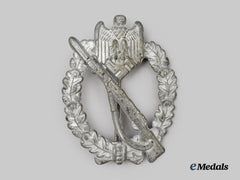 Germany, Wehrmacht. An Infantry Assault Badge, Silver Grade, by F.W. Assmann & Söhne