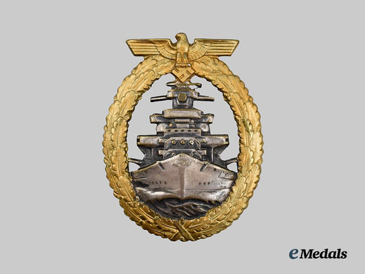 germany,_kriegsmarine._a_high_seas_fleet_badge,_by_schwerin___m_n_c3577