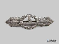 Germany, Kriegsmarine. A U-Boat Clasp, Silver Grade, by Schwerin