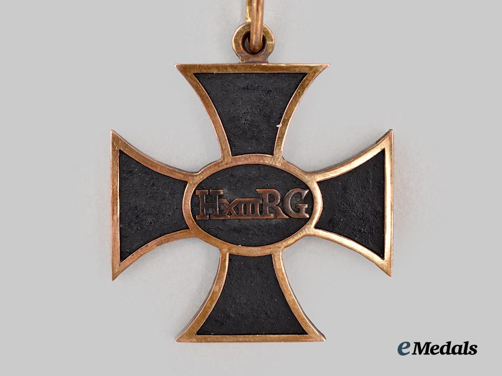 frankfurt,_free_city._a_rare1814_cross_of_honour_for_officers_of_the_line,_type_i_i___m_n_c3610