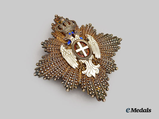 serbia,_kingdom._an_order_of_the_white_eagle_breast_star,_i_i_class,_french_made,_c.1917___m_n_c3624