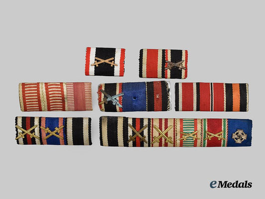 germany,_wehrmacht._a_mixed_lot_of_ribbon_bars_for_first_and_second_world_war_service___m_n_c3646