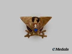 Slovakia, First Republic. An Army Officer’s Lapel Badge