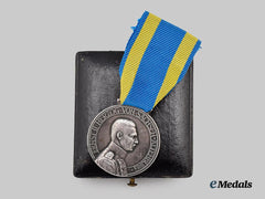 Saxe-Altenburg, Duchy. A Duke Ernst Medal, Type II, Civil Division, with Case